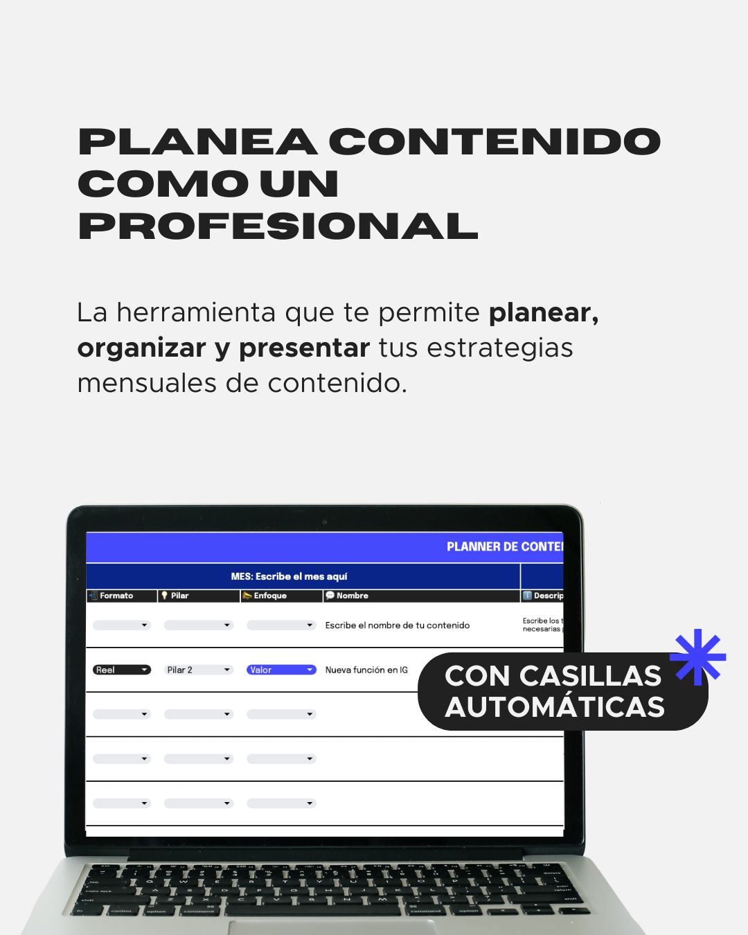 Planner + Calendario de Contenidos