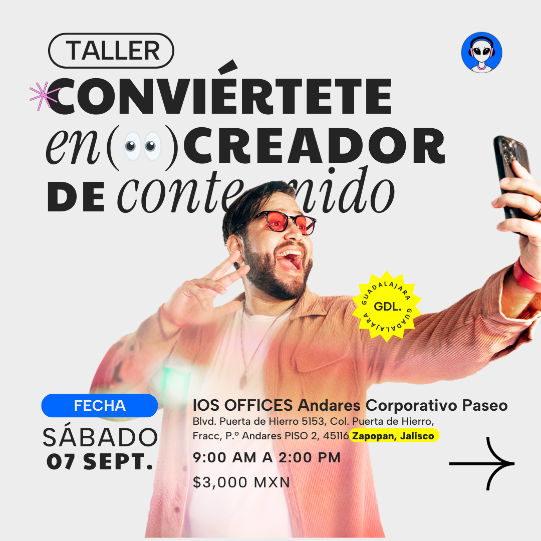 Conviértete en Creador de Contenido | GDL